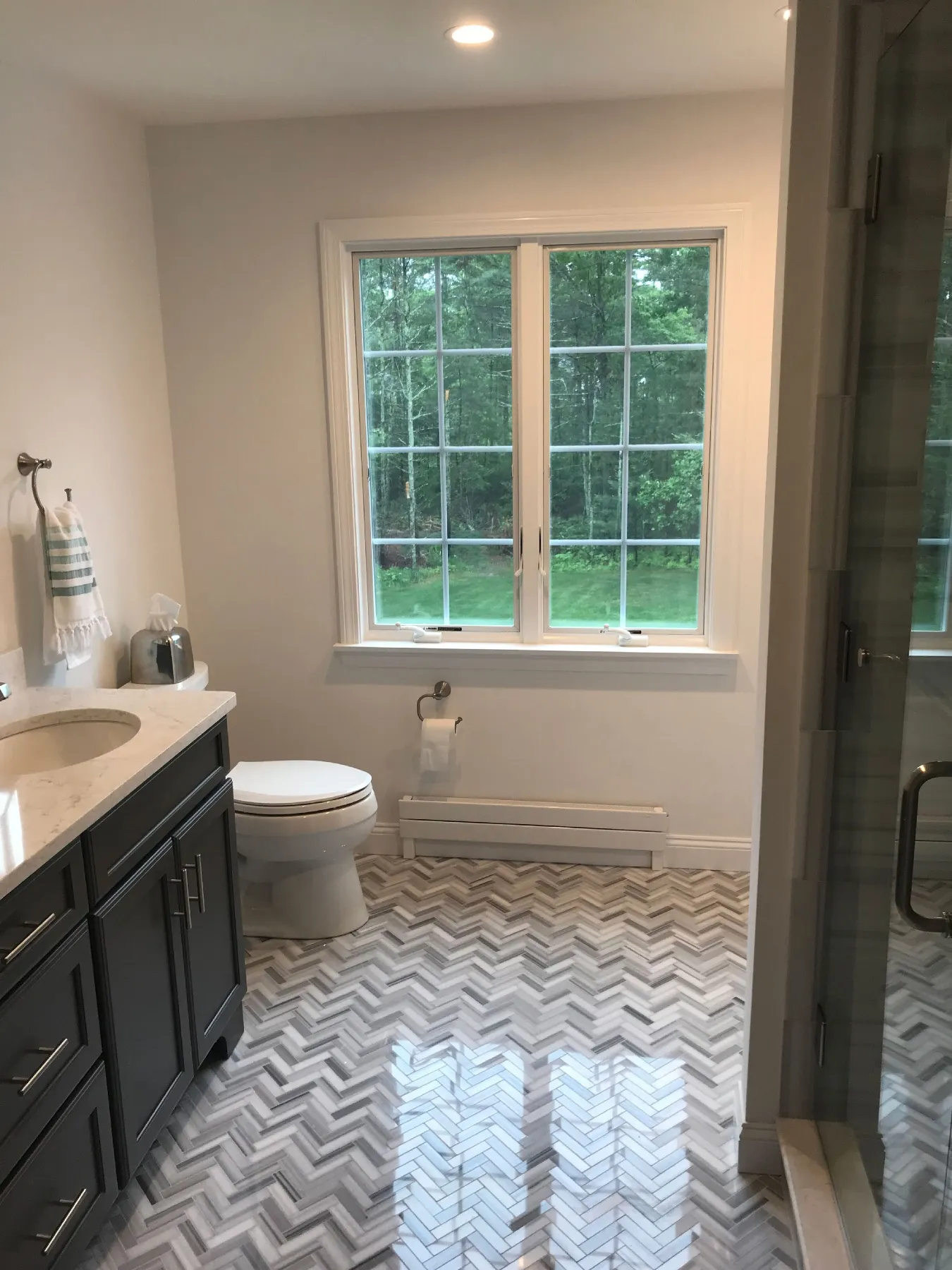 Custom Shower and Vanity