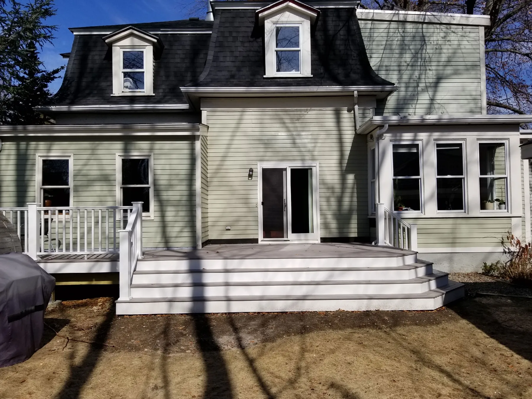Deck Renovation in Start to Finish in Newton, Massachusetts