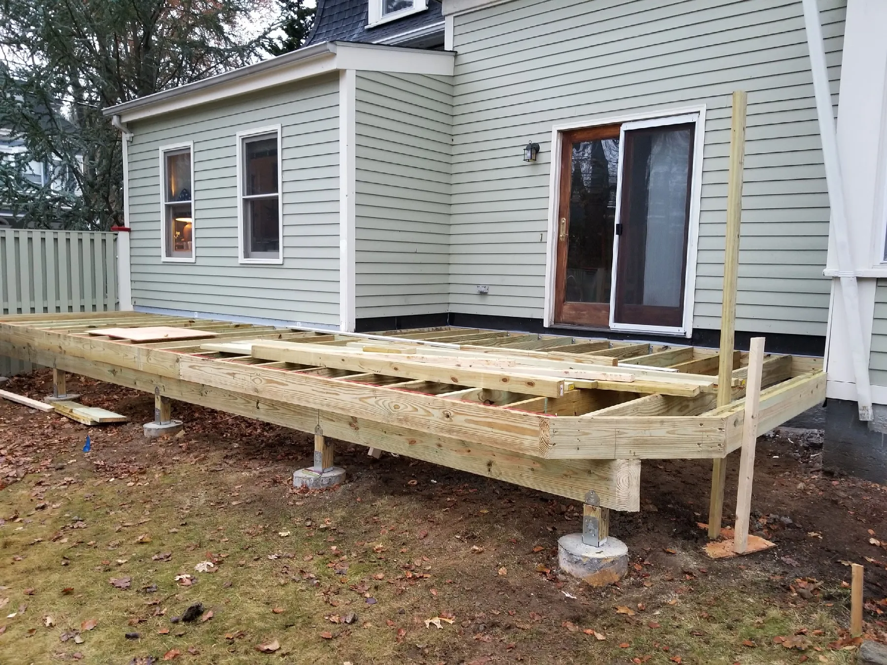 Deck Renovation in Start to Finish in Newton, Massachusetts - Image 3