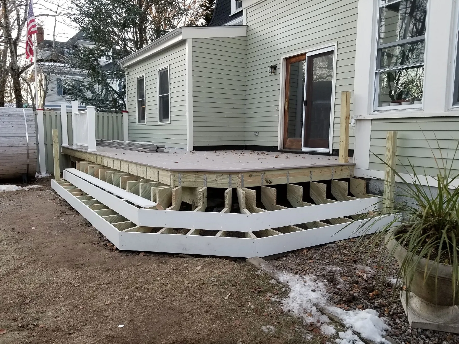 Deck Renovation in Start to Finish in Newton, Massachusetts - Image 5
