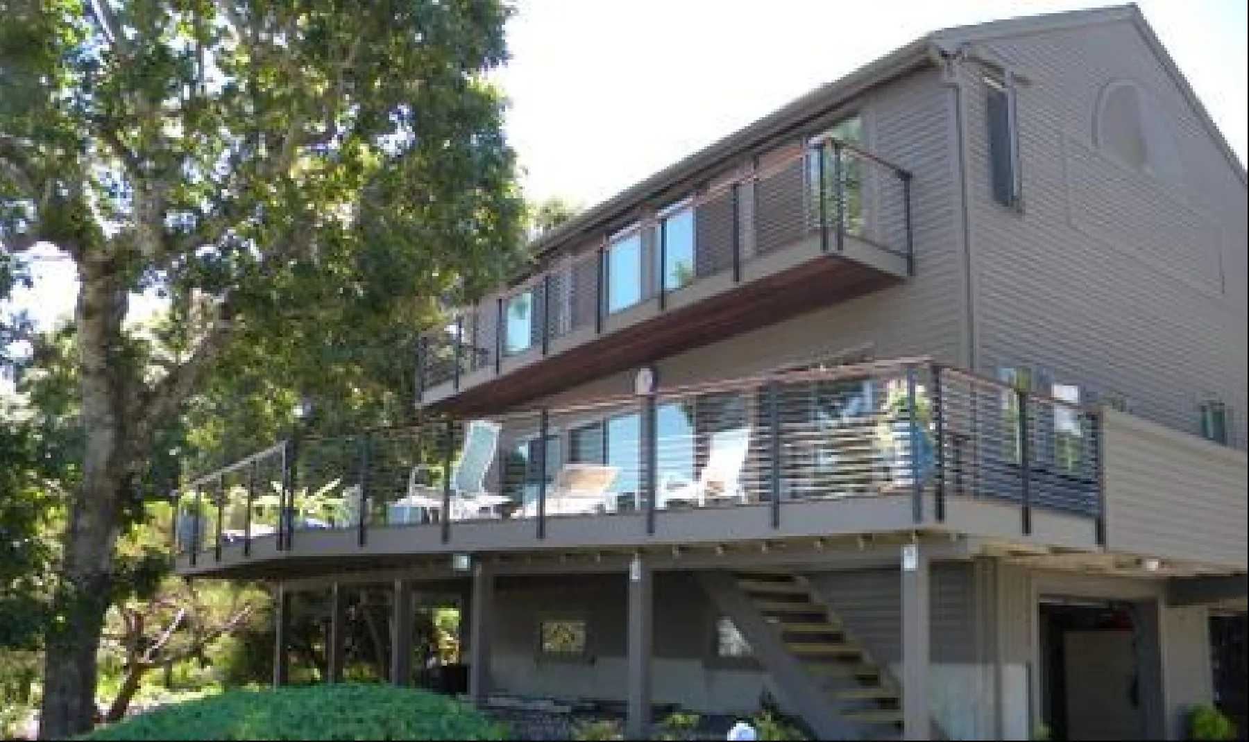A Mattapoisett, Massachusetts deck