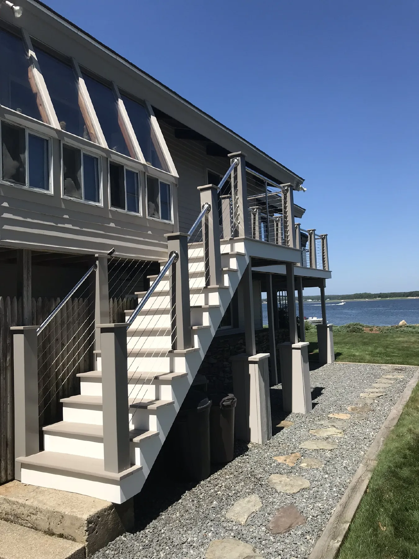 Wareham, MA Deck - Azek, Cable Railing - Image 2