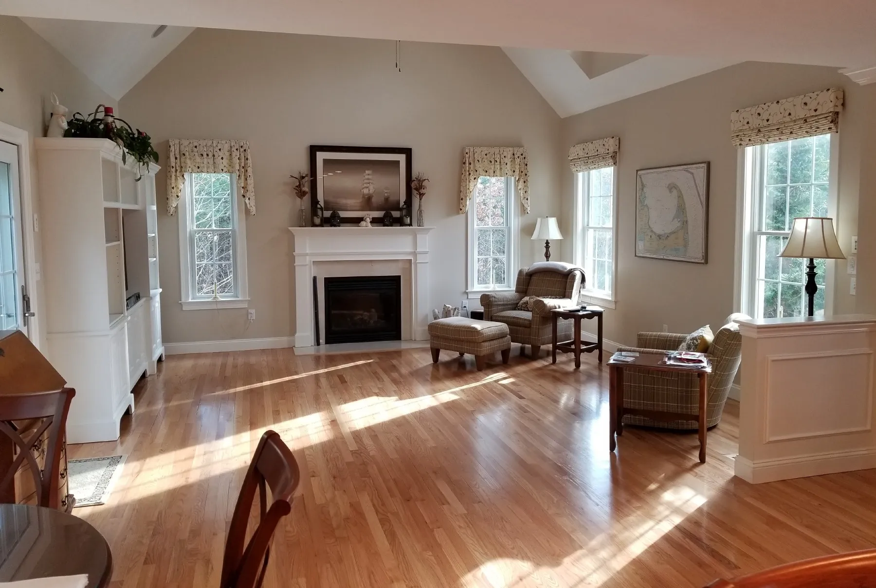 Kitchen and Living Room Remodel in Bridgewater, Massachusetts